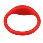 205 mm vô hại đỏ debossed nổi thiết kế dây đeo cổ tay silicone xem cho quà tặng Kinh doanh
