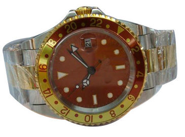 Kim loại Strap Men Quartz Xem Analog Hiển thị thời gian kinh doanh Xem
