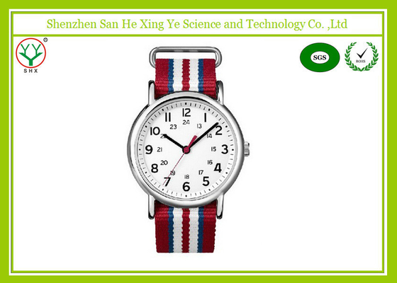 Durable Nylon đầy màu sắc ban nhạc Đồng hồ cao cấp Nato nhạc Với Logo Embossed