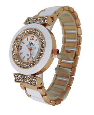 1 Bands ATM Alloy Trường hợp Analog Quartz Xem Nhựa MOP Quay Xem Đối với quà tặng