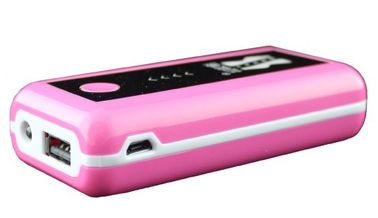 Thống Phổ Portable Power Bank hồng USB cho iPhone / Samsung