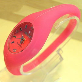 Eco-thân thiện Năng lượng silicone wristband xem Lightweight Đối với phụ nữ
