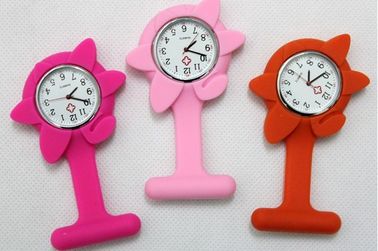 Silicone dây đeo cổ tay xem y tá hoa đồng hồ, bác sĩ đồng hồ đồng hồ silicon