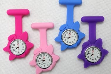 Flower hình Silicone dây đeo cổ tay Watch, túi quay đồng hồ thạch anh cao su đồng hồ