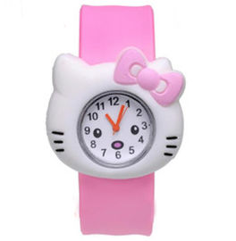 Quà tặng HELLO KITTY dễ thương Kids Boy Girl Silicone dây đeo cổ tay xem Cuff Xem sinh nhật