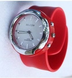 Red / Yellow Silicone dây đeo cổ tay xem Đối với trẻ em, kỹ thuật số Led Gương OEM
