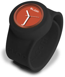 Đen Silicone dây đeo cổ tay Watch, Digital Led Gương Cao su Đồng hồ