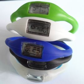 Khỏe mạnh Silicone dây đeo cổ tay Watch, chống thấm Womens thời trang thể thao cổ tay Watch