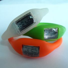 Đen Silicone dây đeo cổ tay xem ban nhạc cổ tay Watch Sport Đối Cắm trại / đi bộ đường dài