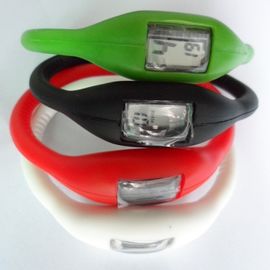 Digital Silicone dây đeo cổ tay xem Anion Ion Cao su cổ tay Watch Với Eco-Friendly liệu