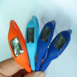 Màu trắng / xanh Silicone dây đeo cổ tay Watch, Thể thao Quartz cổ tay Watch Với điều chỉnh Thời gian Knob