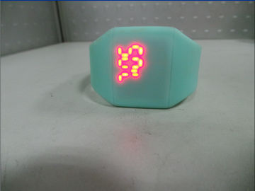 12 Màu sắc Silicone dây đeo cổ tay xem thời trang Led cảm ứng Screnn Xem