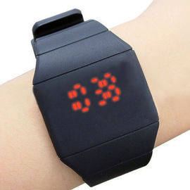 Chạm vào Hiển thị Silicone dây đeo cổ tay Watch, Digital Red Led Screen Thể thao Đồng hồ