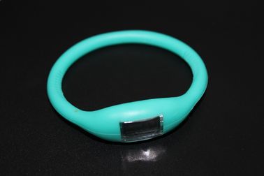 Thể thao Bracelet dây đeo cổ tay xem Với Silicone cao su Jelly Ion, Red Led Xem
