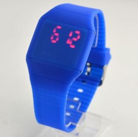 Màu xanh / trắng thời trang Silicone Led Thêm 100% Silicone Strap Đối với bé trai và gái