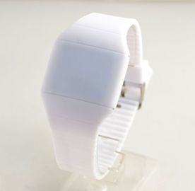 Màu xanh / trắng thời trang Silicone Led Thêm 100% Silicone Strap Đối với bé trai và gái