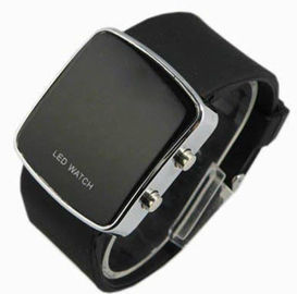 Phổ biến Ladies Xem Silicone dây đeo cổ tay Watch, Red Silicon Led Xem