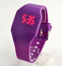 Chạm vào màn hình Silicone Led Xem Creative Quartz Đồng hồ Đối với sinh viên