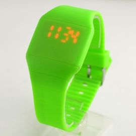 Chạm vào màn hình Silicone Led Xem Creative Quartz Đồng hồ Đối với sinh viên
