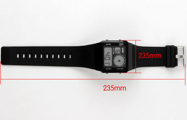 Unisex Time đúp Analog Digital Xem Dual Time Với 5 màu sắc Backlights