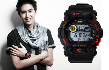 Sốc kháng đa chức năng Xem PU Strap Với Stop Watch
