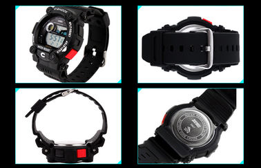 Sốc kháng đa chức năng Xem PU Strap Với Stop Watch