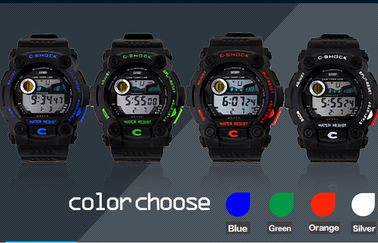 Sốc kháng đa chức năng Xem PU Strap Với Stop Watch