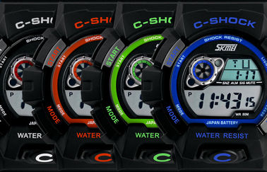 12/24 giờ sốc Xem Kids 3 ATM Waterproof LCD đa chức năng Xem