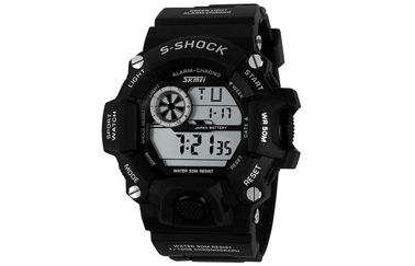 EL Backlight Daily Alarm Sport Thêm 12/24 giờ Mans Đồng hồ kỹ thuật số