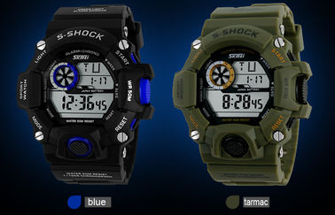 EL Backlight Daily Alarm Sport Thêm 12/24 giờ Mans Đồng hồ kỹ thuật số