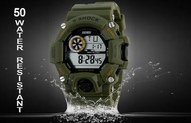 EL Backlight Daily Alarm Sport Thêm 12/24 giờ Mans Đồng hồ kỹ thuật số