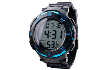 Đen chống nước đa chức năng kỹ thuật số Xem Daily Alarm LCD lớn hiển thị
