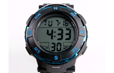 Đen chống nước đa chức năng kỹ thuật số Xem Daily Alarm LCD lớn hiển thị