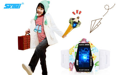 Máy đa chức năng kỹ thuật số Xem Unisex EL Backlight 3 ATM quân Đồng hồ đeo tay