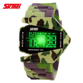 Đầy màu sắc ngụy trang đa chức năng kỹ thuật số Watch, 50m Chống nước