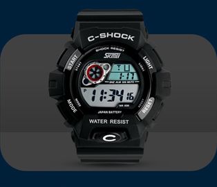 5 máy ATM đa chức năng kỹ thuật số Xem Chống nước, màn hình LCD cổ tay Watch
