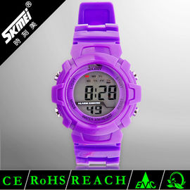 LCD Thể thao đa chức năng kỹ thuật số Xem Sử dụng PU nhựa Dây đeo Waterproof