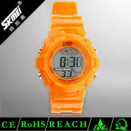 LCD Thể thao đa chức năng kỹ thuật số Xem Sử dụng PU nhựa Dây đeo Waterproof