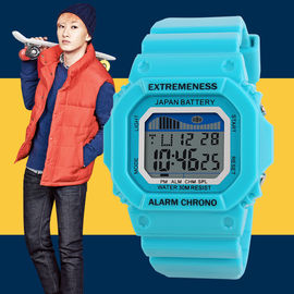 Colorful Unisex thể thao đa chức năng kỹ thuật số Xem Với báo động