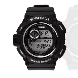 5OM Chống nước Chronograph EL Backlight đa chức năng kỹ thuật số Xem