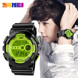 Máy đa chức năng kỹ thuật số Xem S-Shock mẫu PU Strap Đối với sinh viên Thanh niên