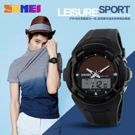 Dual Time đa chức năng kỹ thuật số Xem Vogue EL Analog Xem kỹ thuật số