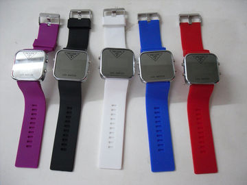 Durable Colorful Silicone dây đeo cổ tay Xem / Silicone Bracelet Đồng hồ