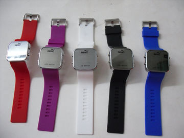 Durable Colorful Silicone dây đeo cổ tay Xem / Silicone Bracelet Đồng hồ