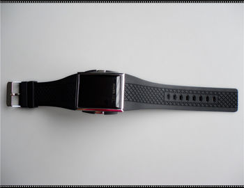 Thể thao mềm Customized Silicone dây đeo cổ tay Watch, trắng Dây đeo đồng hồ
