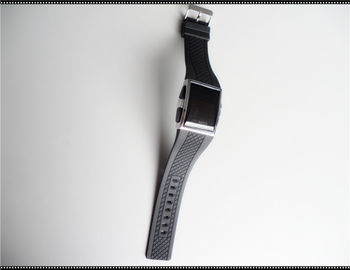 Thể thao mềm Customized Silicone dây đeo cổ tay Watch, trắng Dây đeo đồng hồ