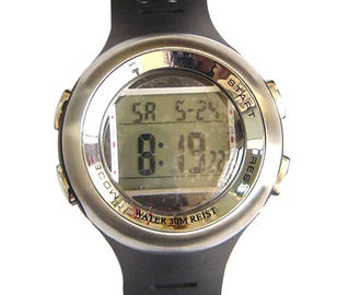Men PU Buckle Digital rung báo Xem Điện Tử Watch Dual Time