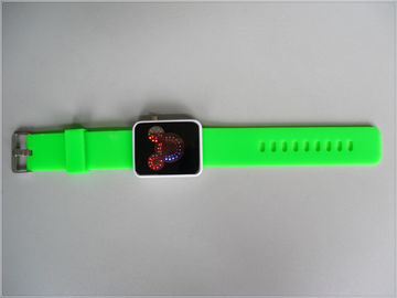 Xanh Silicone dây đeo cổ tay xem Waterproof, kỹ thuật số Mickey Mouse watchs