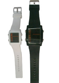Đen Atomic Xem theo giờ Chime Waterproof LED Digit Xem
