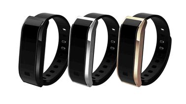 Unisex đa chức năng kỹ thuật số màn hình OLED Watch, nhôm hợp kim Rubber Band Bluetooth Smart dõi